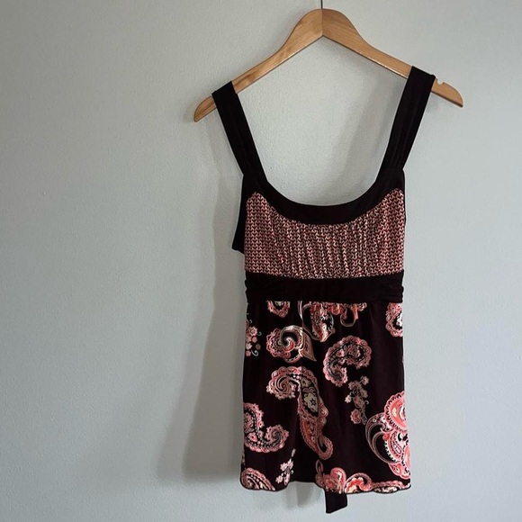 Speechless Y2K Tie Back Blouse - Picture 1 of 8